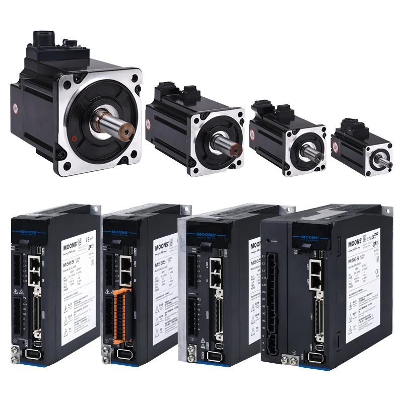 

220V 3000RPM IP65 AC Servo Motors and Drivers LW100 Series 200W 400W 600W 750W 1000W AC Servo Motor Drivers Kit for Robot