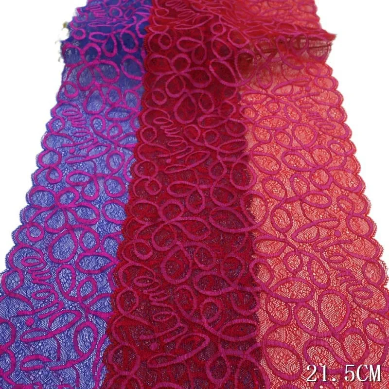 28Yards Two Tones Embroidered Lace Trims For Sewing Cloth Accessories Lingerie Bra Curtains Dress Handmade Fabrics