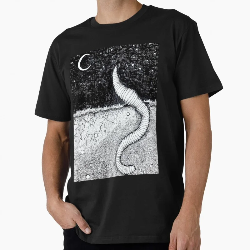 

Nightcrawler Nightcaller The Sandworm Dune Sci fi Gift T shirt for man Large size Tops Retro movie Graphic Print Clothes