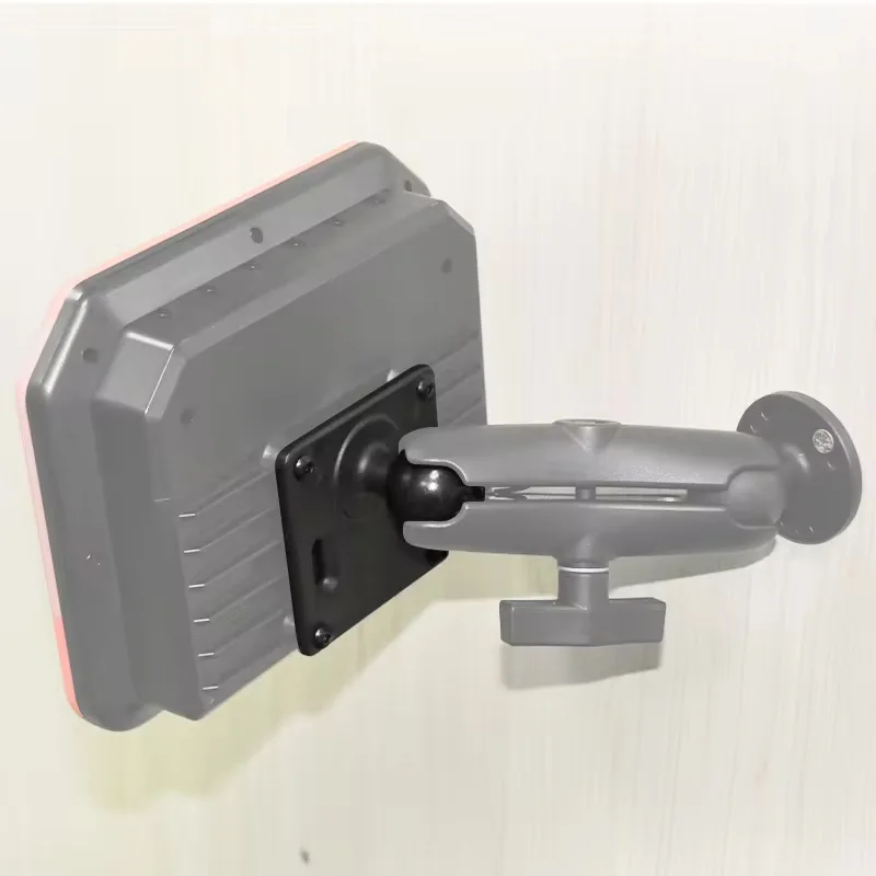 알루미늄 볼 헤드 베이스 마운트 더블 소켓 암, 오토바이 카메라 트럭 보트 요트용, 1.5 인치