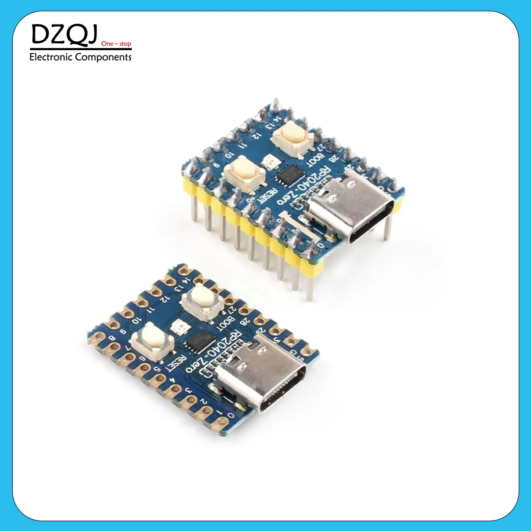 DZQJ Pico Development Board, Compatible with Raspberry Pi PICO, Dual-Core RP2040, Supports MicroPython