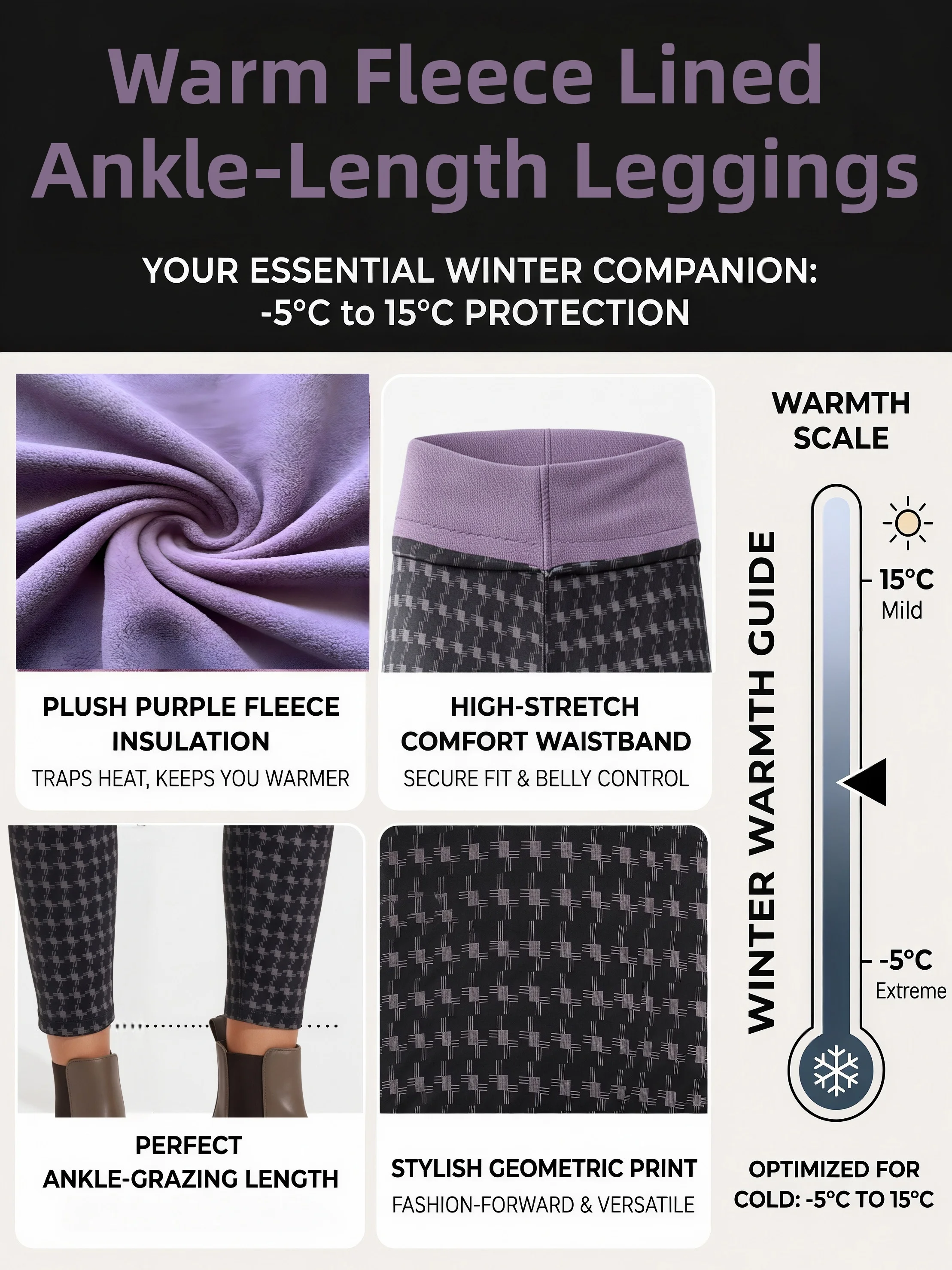 Leggings de Mujer con Estampad - Winter Clothing On Sale reseña y precio