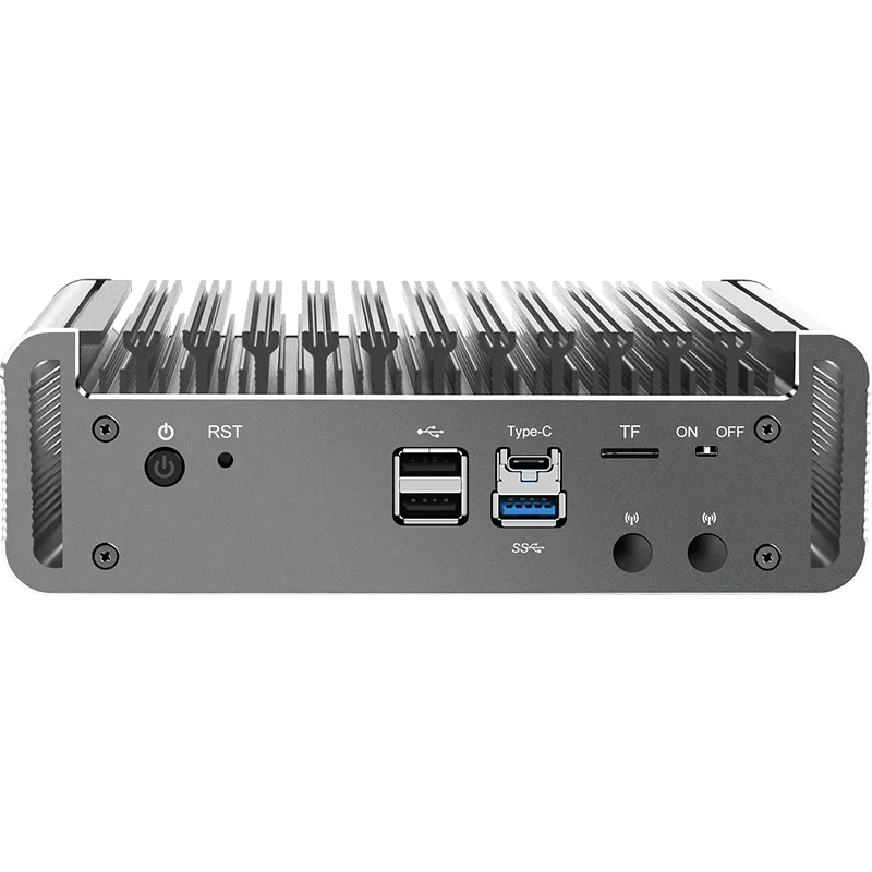 Soft Router 12. Generation Intel Celeron J6412 4x i226-V 2.5G LAN 2*NVMe Firewall Mini PC Proxmox Computer ESXi AES-NI