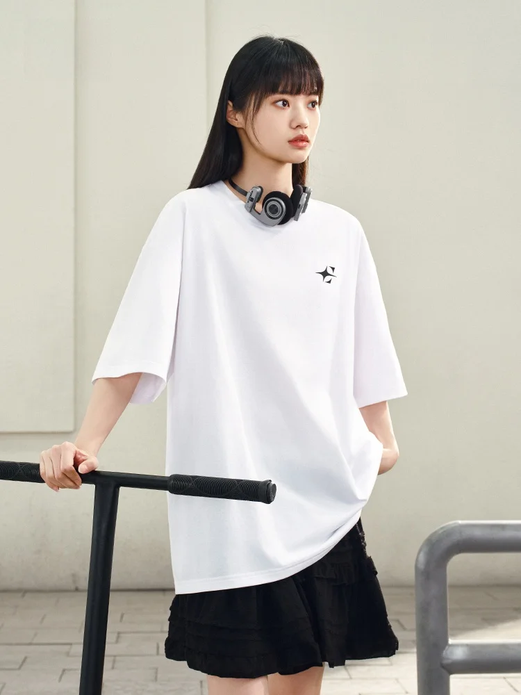 

Мужская свободная дышащая повседневная футболка в стиле ретро High Street в американском стиле ort Sve, осенний универсальный спортивный топ