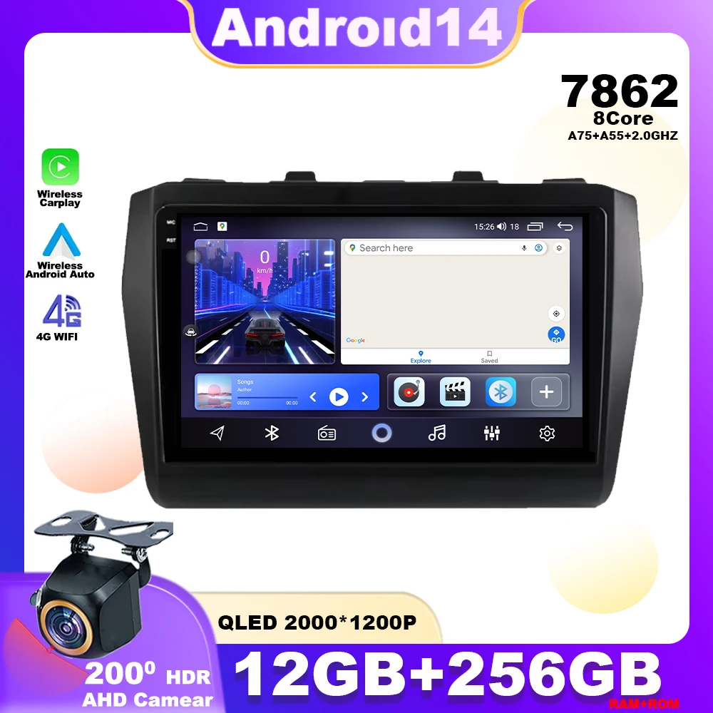 

Android 14 For Suzuki Swift 2016 2017 2018 - 2021 Car Radio Multimedia Player Stereo Navigation GPS 4G Wireless Carplay WIFI DSP