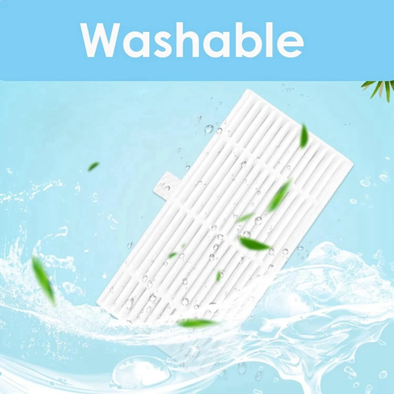 A94E Washable Hepa Filter Replacement for Midea VCR04W Robot Vacuum Cleaner Accessories Filters 20PCS