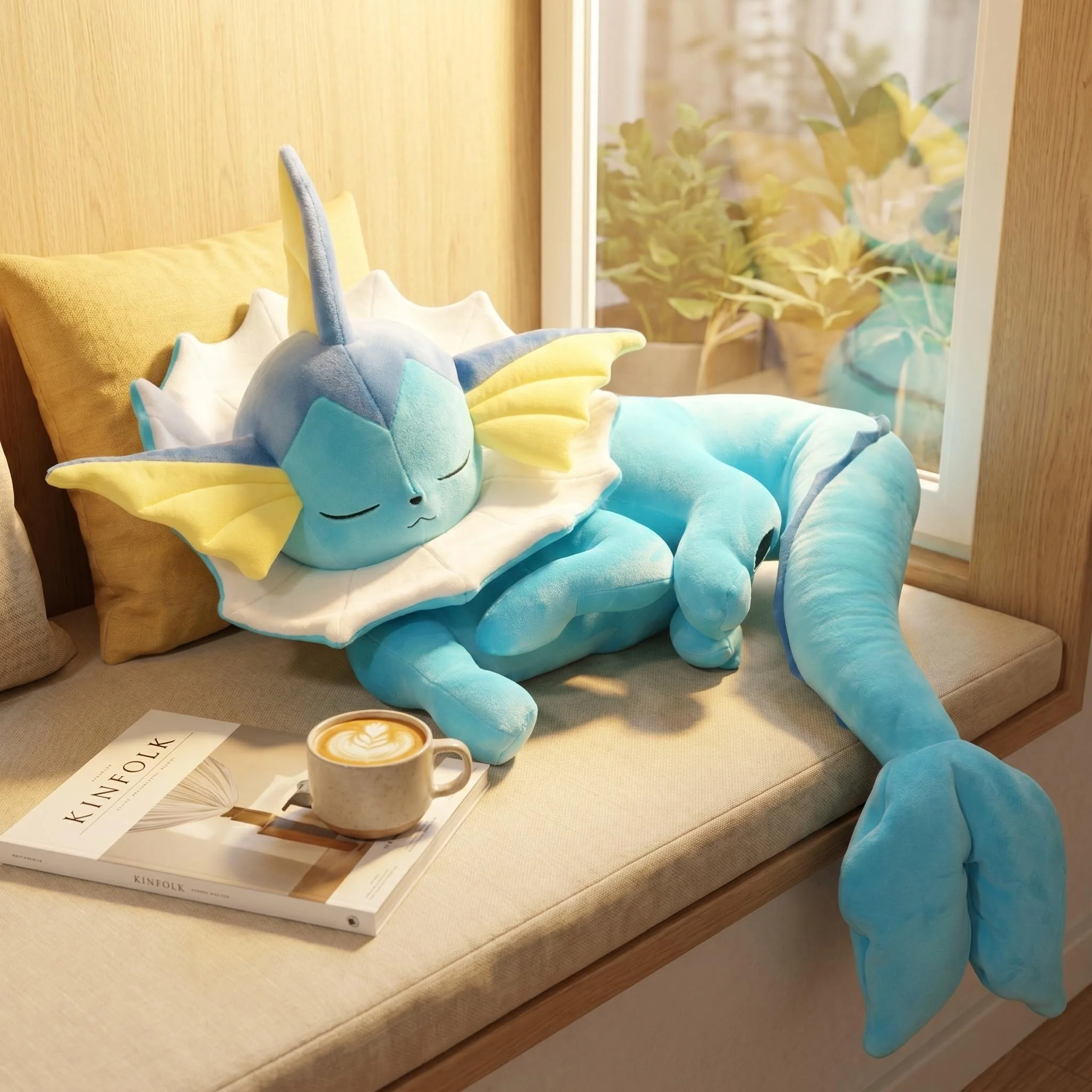 

Pikachu Peluche Pokemon Plush Flareon Eevee Evoli Sleep Plush Vaporeon Charizard Sprigatito Peluche Stuffed Toys CartoonDoll