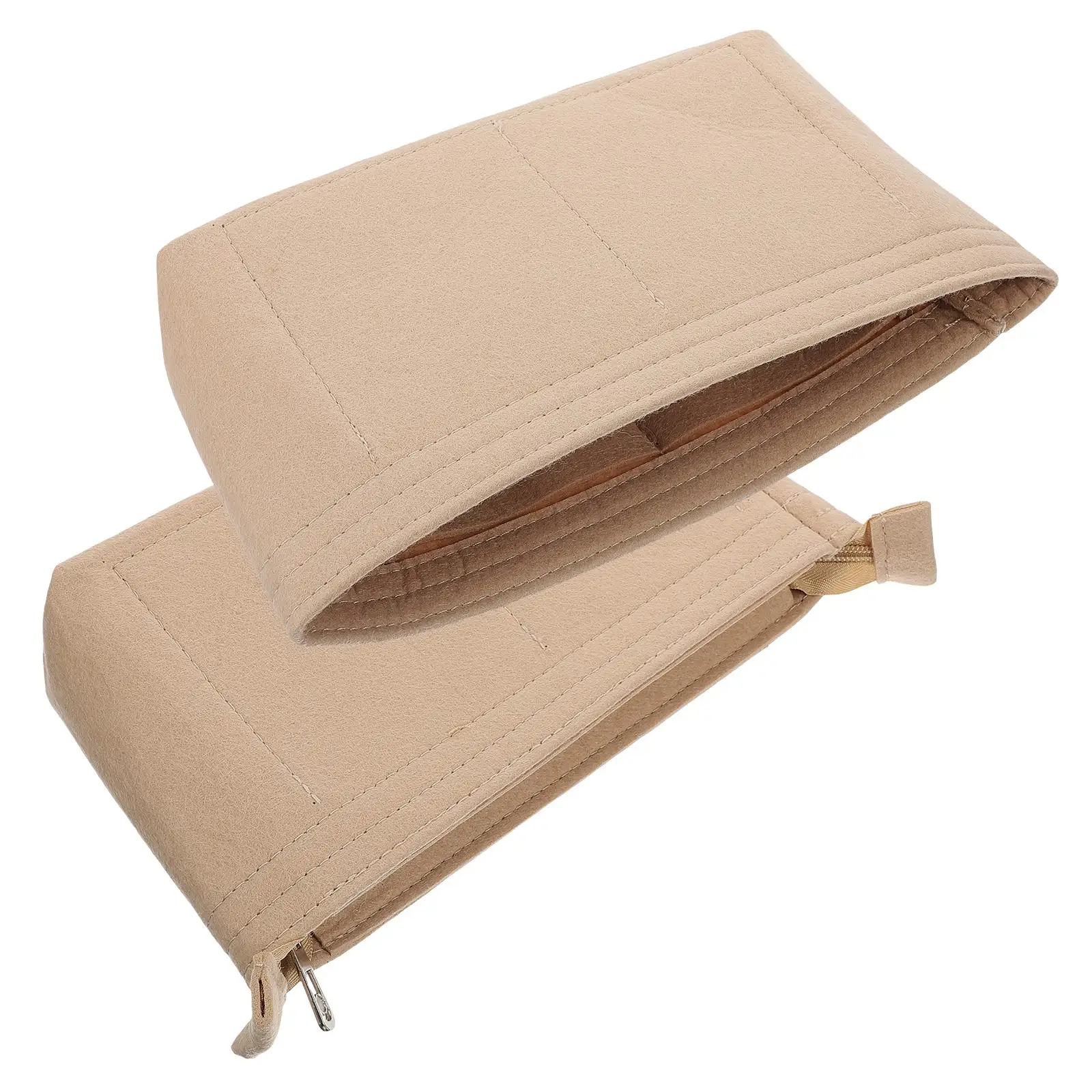 

2 Pcs Storage Liner Bag Purse Tote Bag Organizer Insert Organizer Handbags Tote Large Capacity Portable Cosmetics