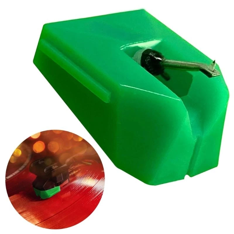 مجموعة استبدال الإبرة القلم Diamond مع إبرة سجل فرشاة التنظيف لمشغلات السجلات القرص الدوار ل VMN95C