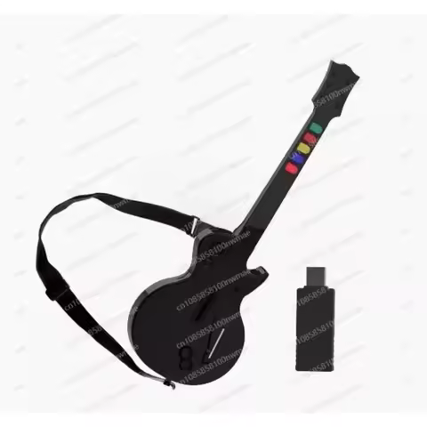 For PC PS3 PC Guitar Hero Game Wireless Gaming Controller Guitar Hero Rock Band 2.4 G Remote Guitar Handle Console Gamepad 5Key