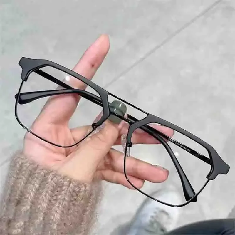 

Luxury Brand Square Black Frame Myopia Glasses Anti-blue Light Women Men Near Sight Eyeglasses Unisex Goggles Diopters -0 To -4