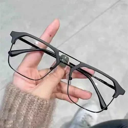 Luxury Brand Square Black Frame Myopia Glasses Anti-blue Light Women Men Near Sight Eyeglasses Unisex Goggles Diopters -0 To -4