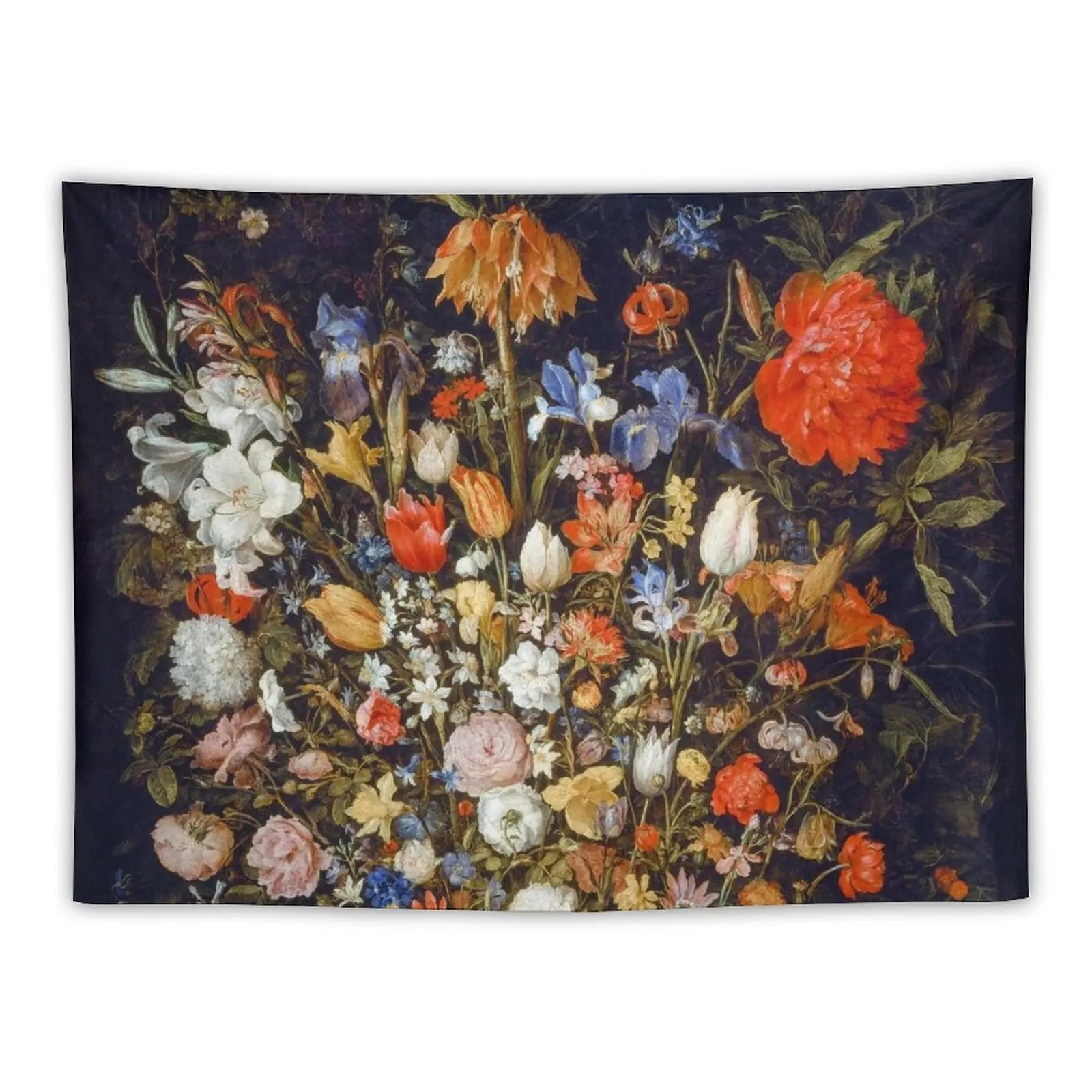 New Jan Brueghel. Flowers in a Wooden Vessel Tapestry Aesthetics For Room Home And Comfort Decor Aesthetic Home Decor