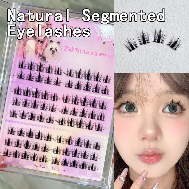 

Manga False Eyelashes Soft Eyelash Single Cluster Segmented Natural Beginner Eyelashes Reusable Daily Makeup Eyelash Extension