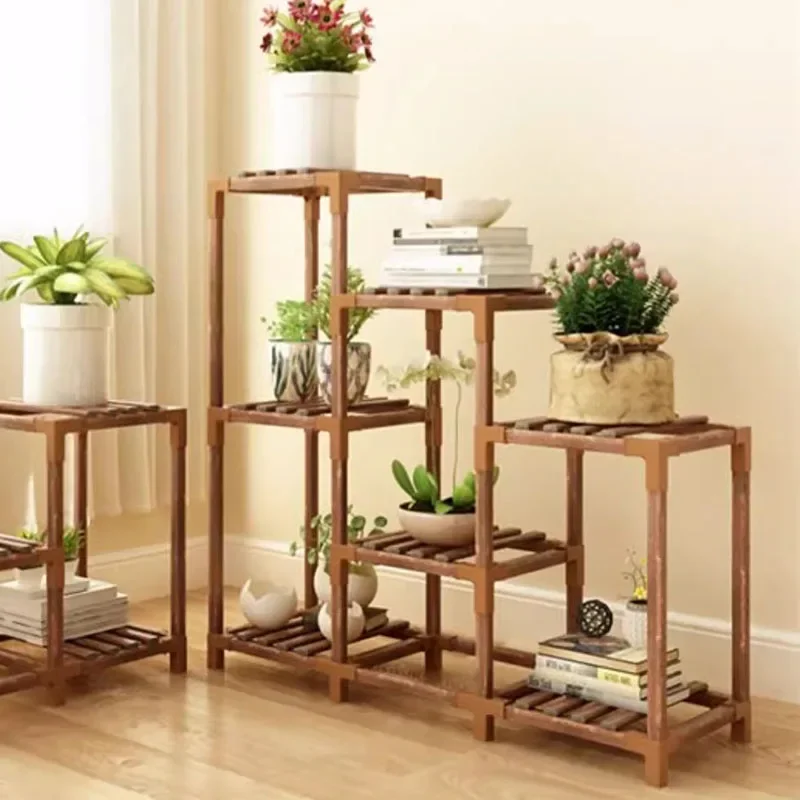 Flowerpot Display Garden Plant Shelf Balcony Indoor Support Storage Plant Shelf Outdoor Estante Para Plantas Home Furniture