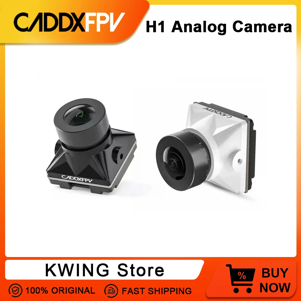 Caddx H1 FPV-Kamera 1200TVL 6,2g Global WDR 2,1mm Objektiv 16:9/4:3 NTSC/PAL Umschaltbar Mikro-FPV-Kamera für RC FPV Quadcopter Drohne