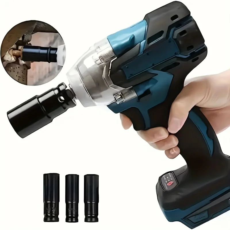 

15pcs 1/2 Inch Hex Impact Wrench Sockets Black Finish Heavy Duty Socket Set Carbon Steel Deep Sleeve For Auto Repair