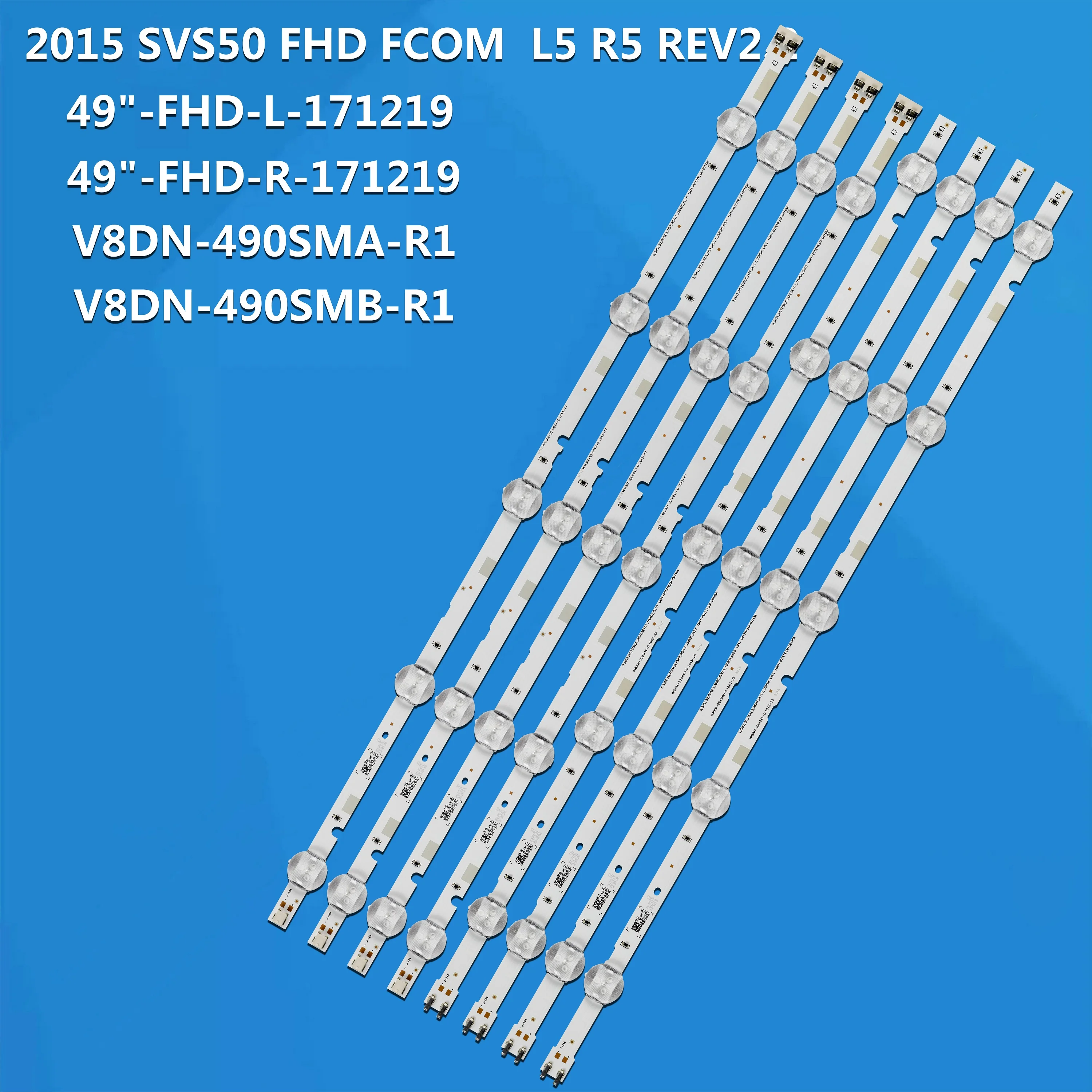 

Для 50-дюймовой светодиодной ленты подсветки UN50J5000AFXZA DD02 UN50J5200AFXZA DD02 BN96-38526A BN96-38527A UN50J5200AF UN50M5300AF UN50J5000