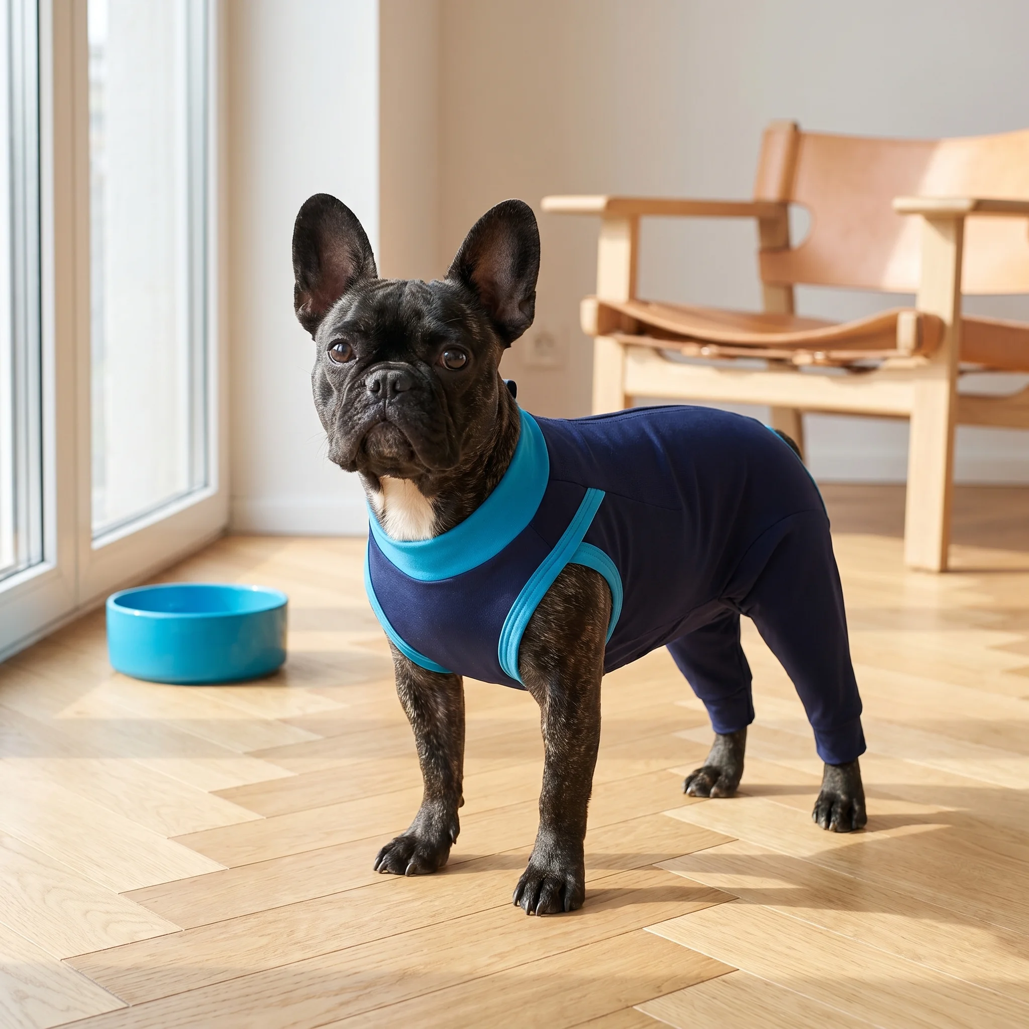 Breathable Dog Recovery Suit Anti-Licking Surgical Recovery Onesie Comfortable Post-Operative Pet Shirt for Quick Healing