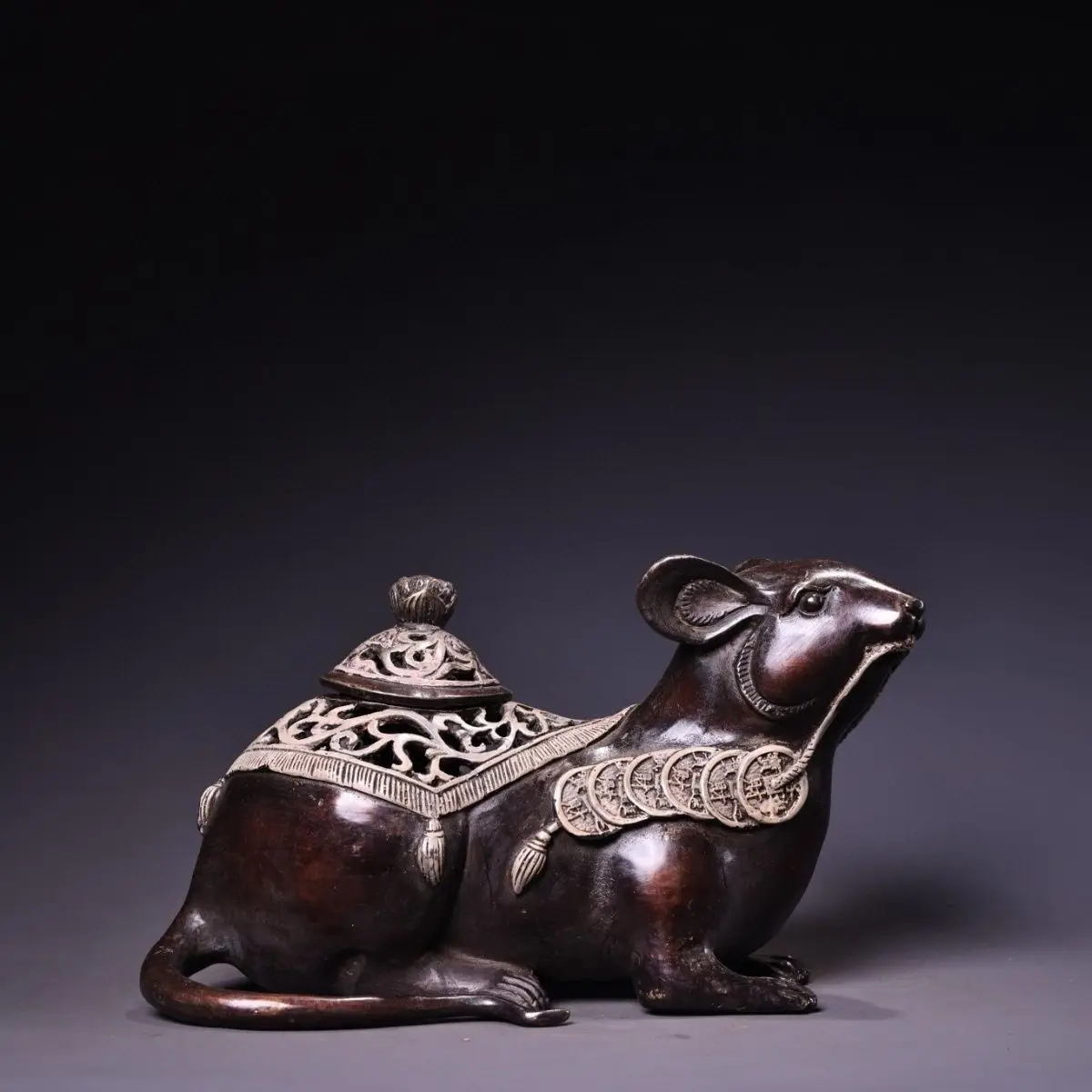 Lucky mouse Incense Burner Statue for Tea Home Decor Ornaments