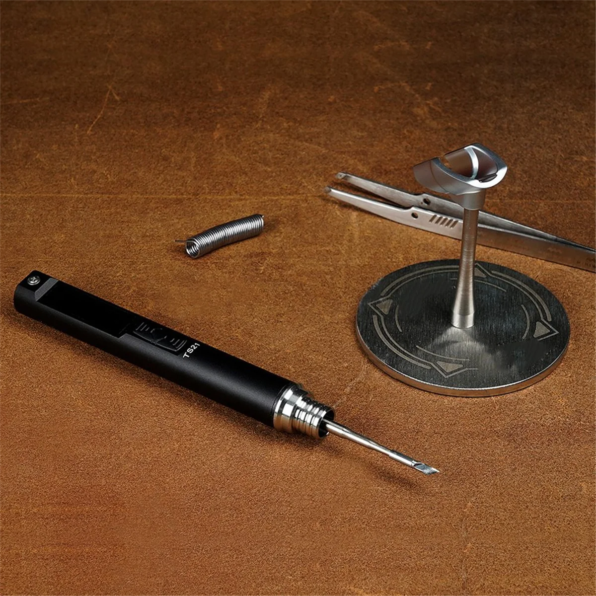 

AA25 TS21 Smart Soldering Iron Welding Equipment 100W Adjustable Temperature Digital Solder Station Repair Tool