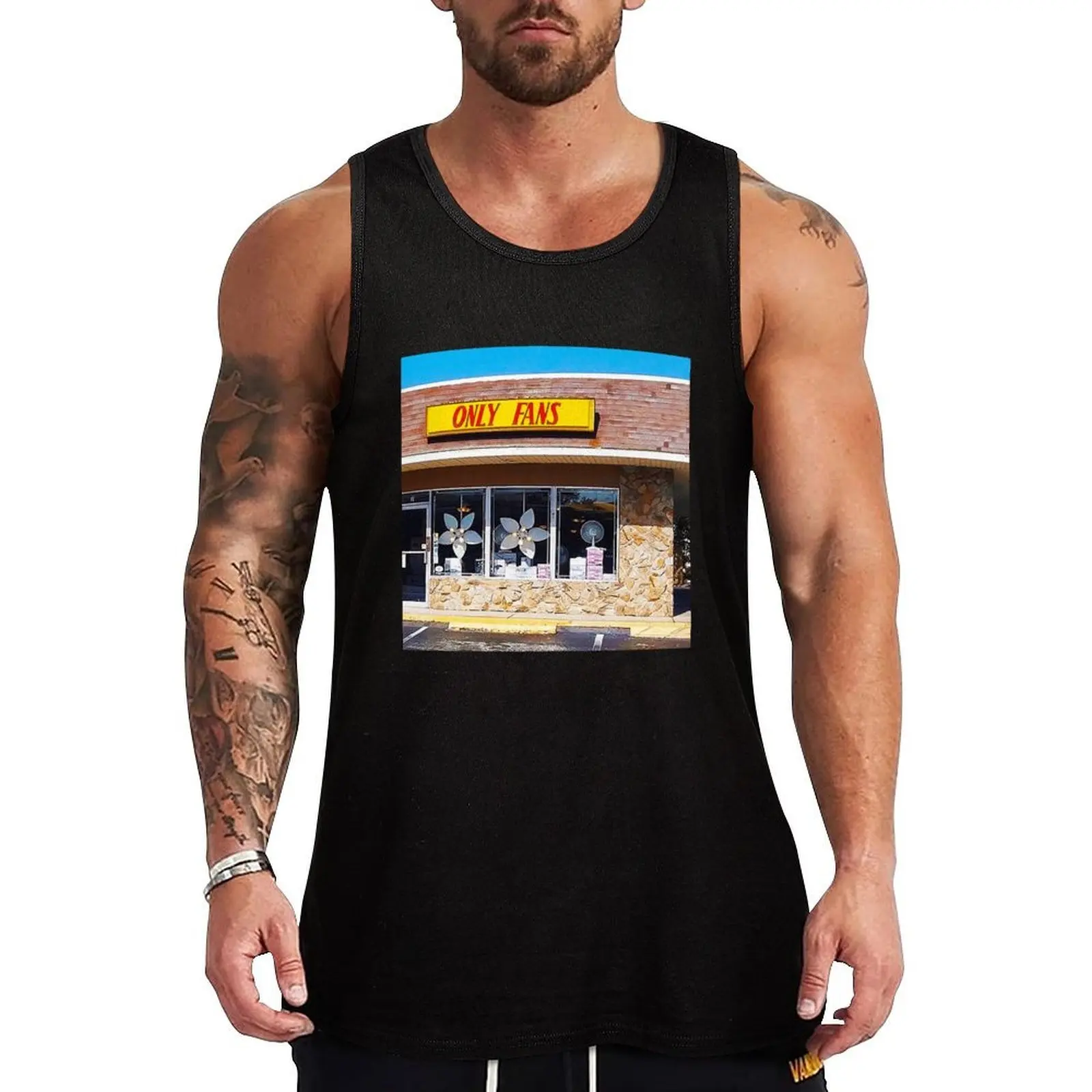 

Only-Fans For Fans Tank Top Men's clothing brands Gym t-shirt man gym shirt man