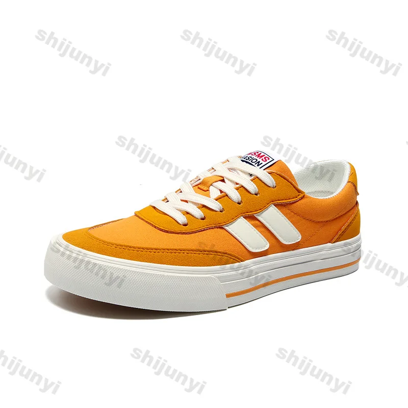 Męskie płócienne buty letnie oddychające modne szyte krzyżowe wiązane vintage codzienne wygodne antypoślizgowe wulkanizowane buty outdoorowe