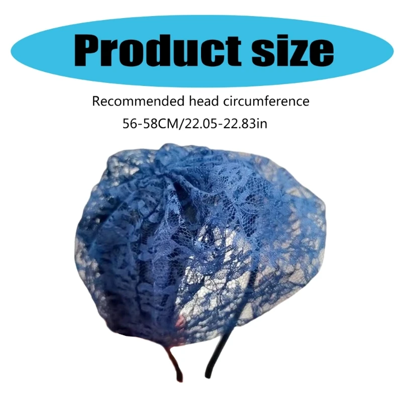 Fashionable Fascinator Hats for Women Lace Designs Cosplay Headwear Fashion Costume Hair Accessory for Halloween Party image 6