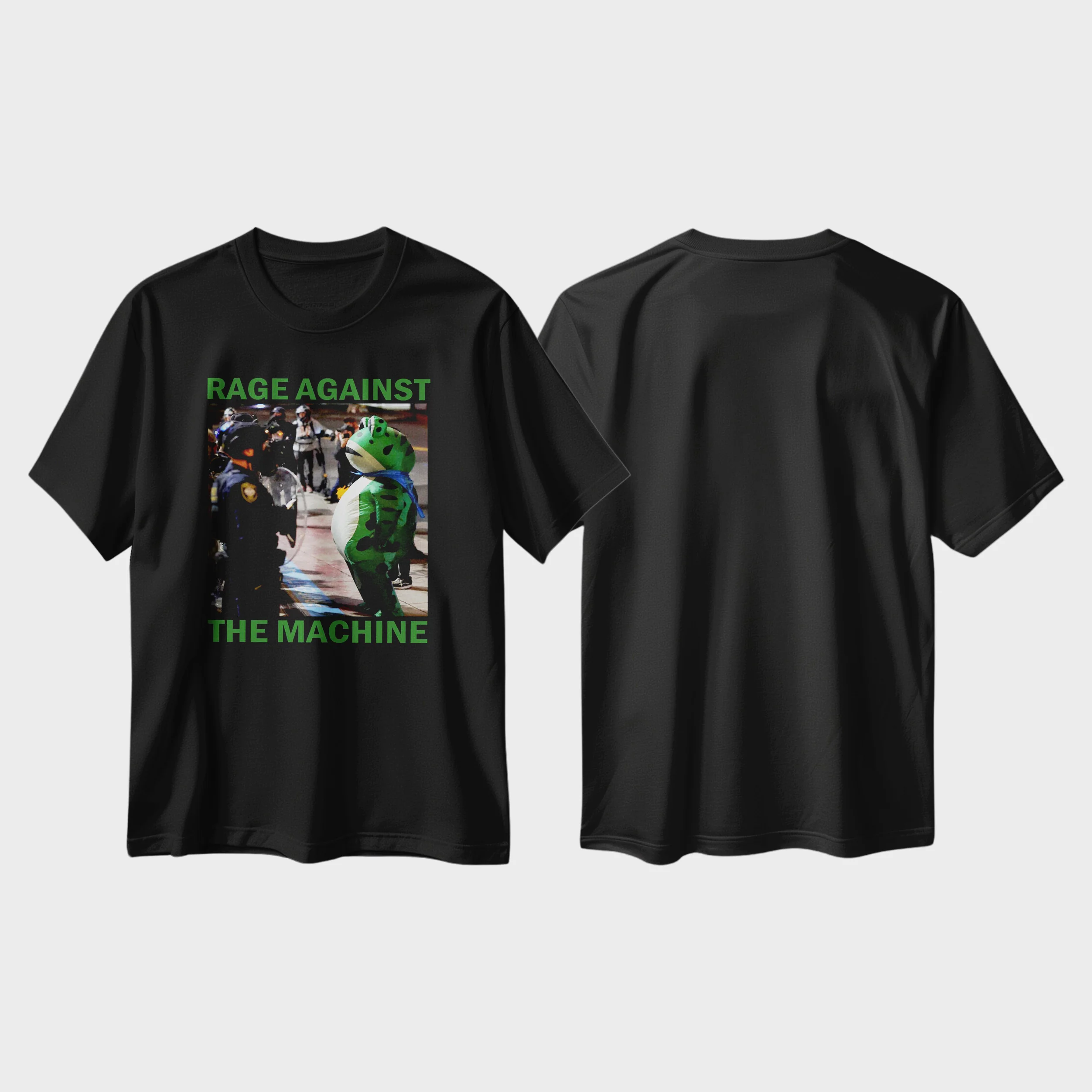 Resist Portland Frog 2025 Essential T-shirt for Parties - Pure Cotton Short-sleeved Shirt for Both Men and Women