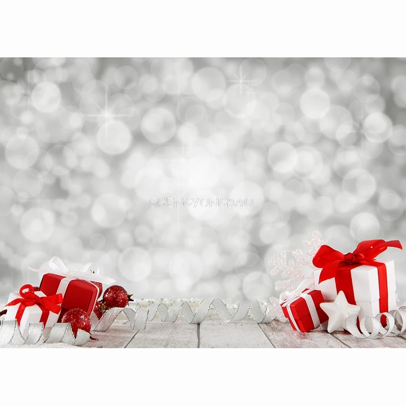 Christmas Party Decor Backdrop Baby Tree Gift Photography Background Photocall Photographic Prop Photo Studio SDJ-01