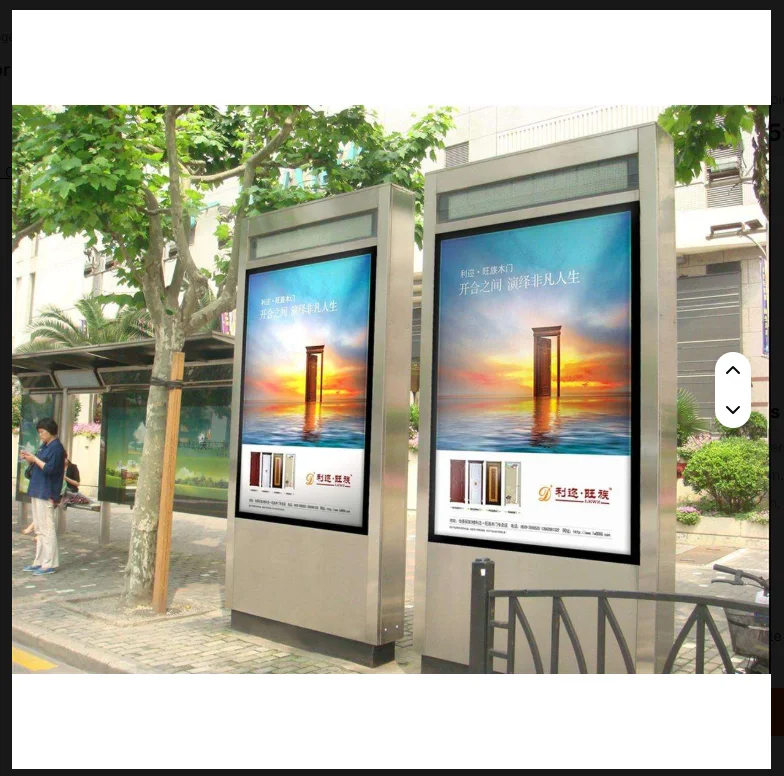 Segnaletica digitale da pavimento per esterni da 49 pollici con diametro esterno OEM di fabbrica e schermo pubblicitario LCD