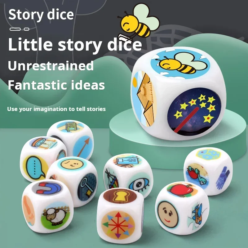 

Toys Story Dice Party Acrylic Puzzle Picture Reading Games To Improve Logic Language Picture