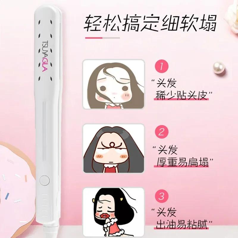 110V/220V TSUYAGLA portatile Mini capelli soffici artefatto cuscino radice dei capelli frusta di mais stecca elettrica femminile breve Curl Stick