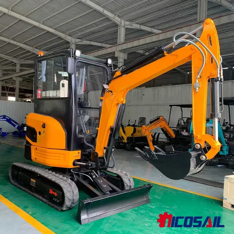 รถขุดขนาดเล็ก ทนทาน กะทัดรัด - แบบตีนตะขาบ, มาตรฐาน EPA/EUR5 สำหรับฟาร์มขนาดเล็ก สวนผลไม้ และงานก่อสร้างที่อยู่อาศัย