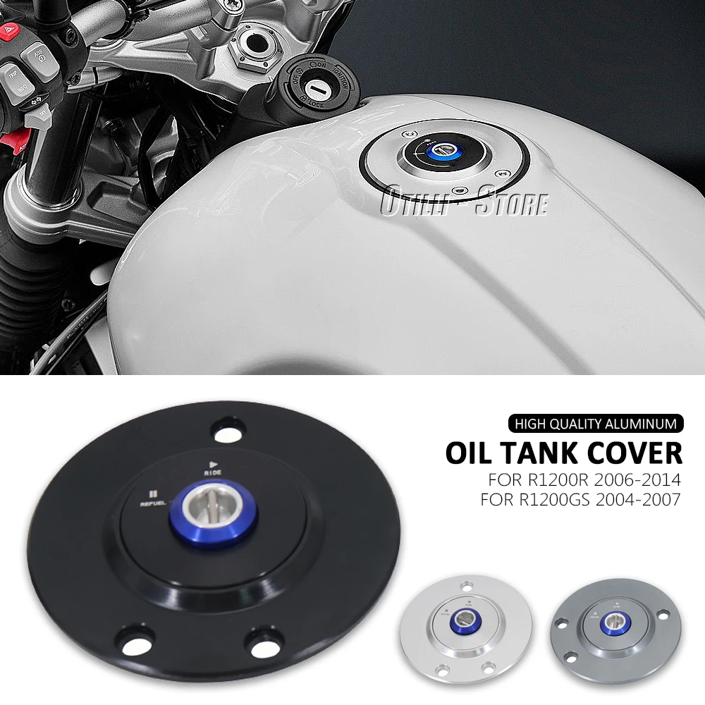 New Motorcycle Tank Fuel Caps Case Cover For BMW R1200R R1200 R R 1200 R 2006-2014 R1200GS R 1200GS R 1200 GS 2004-2007