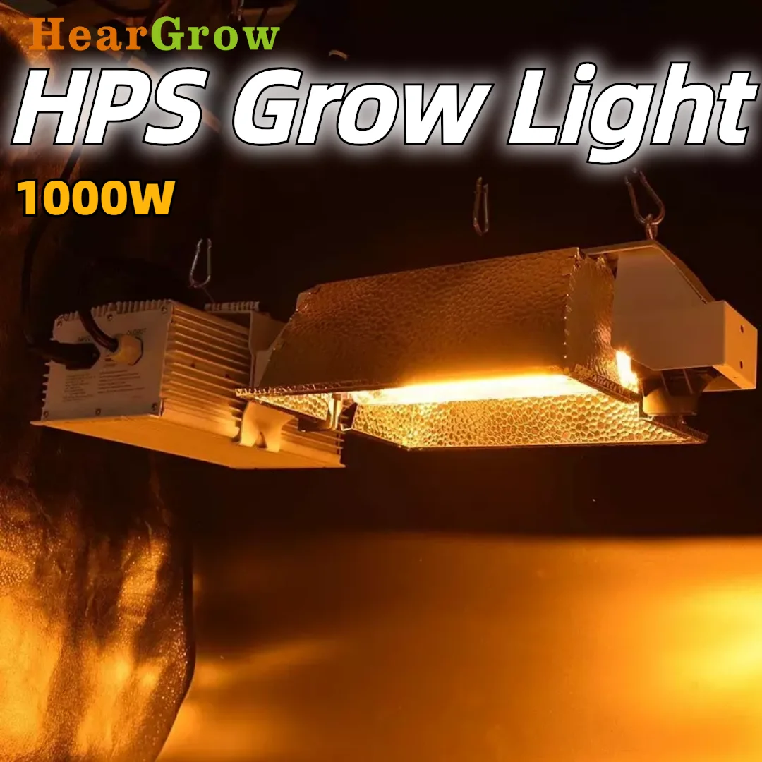 HearGrow HPS Grow Lights 1000W Greenhouse Tent Phytolamp For Plants Seeds For Flowers Hydroponics Growbox