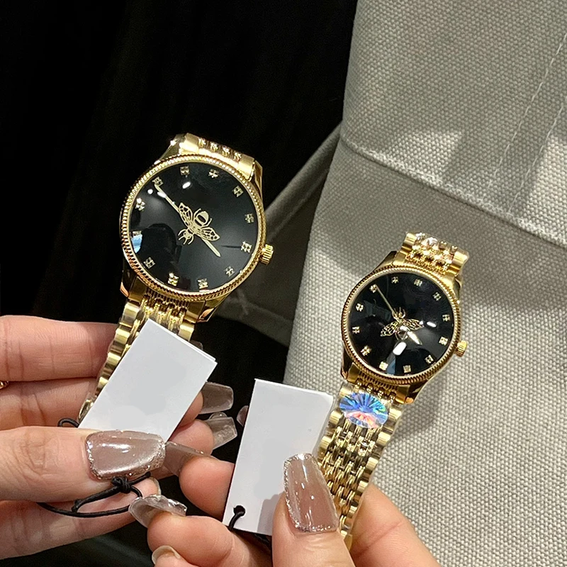 ساعة ماركة عصرية جديدة لعام 2025 للسيدات 29 مللي متر 36 مللي متر قرص الحلوى سوار من الفولاذ المقاوم للصدأ هدية أنيقة مصنوعة من إلهام GC