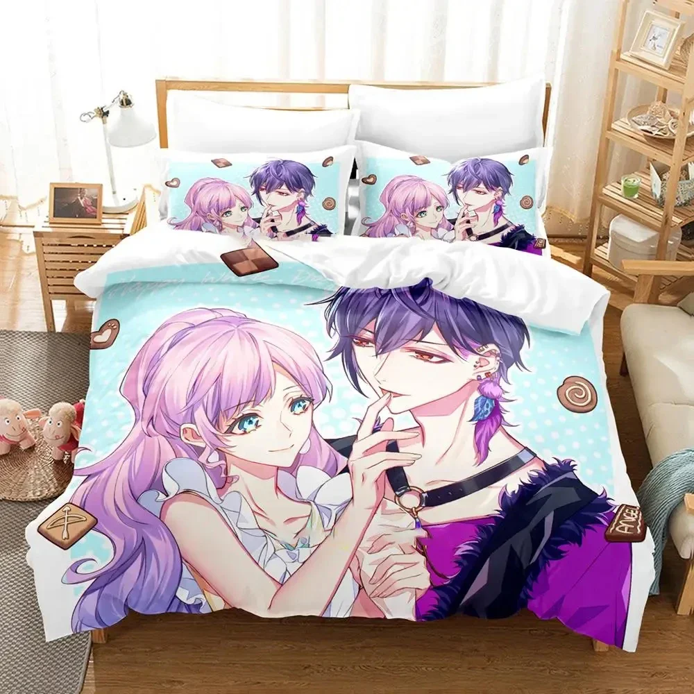 Anime Game Cupid Parasite Bedding Set Duvet Cover Bed Set Quilt Cover Pillowcase Comforter king Queen Size Boys Adult Bedding