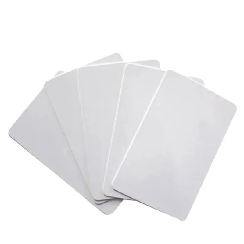 100PCs a lot smart NFC white plain PVC plastic card printable for UV printer business ID card