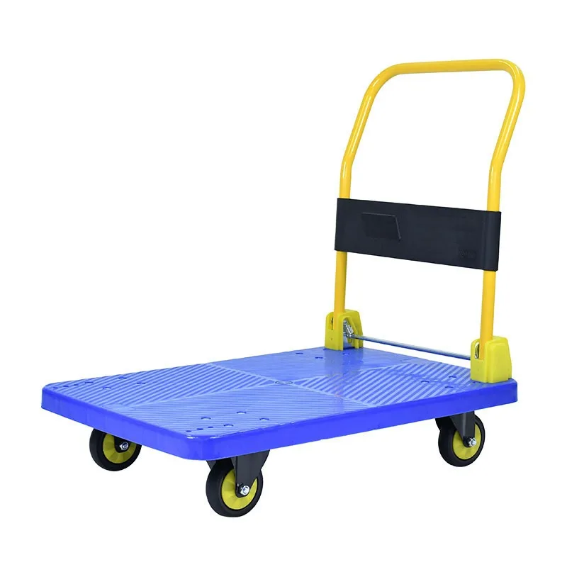 trolley silent folding, plastic beauty, flat pull, small pull, tool trolley