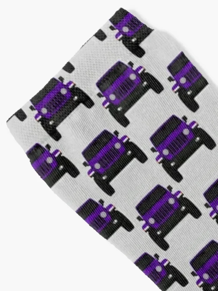 Offroad Wrangler Purple Socks ankle Toe sports Socks Female Men's