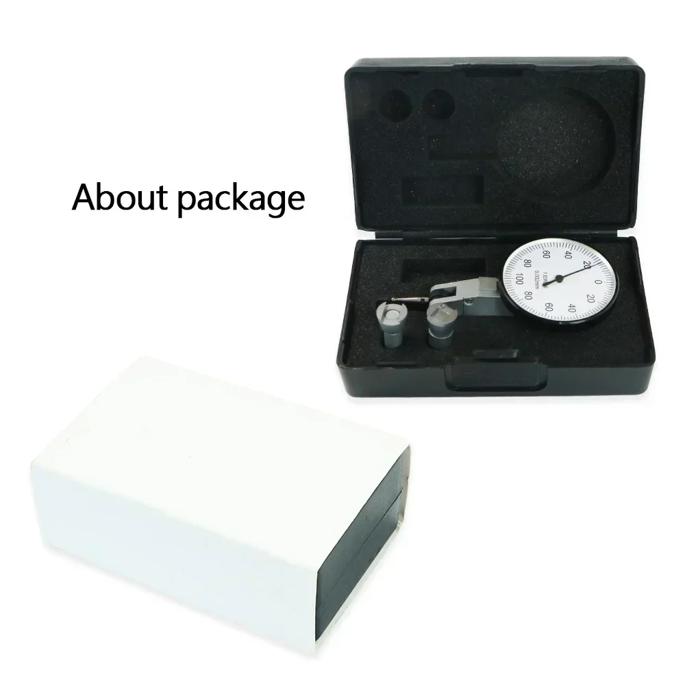 SHAHE 0-0.2 mm 0.002 mm Accurate Dial Gauge Test Indicator Precision Metric With Dovetail Rails Indicator Measuring Tools