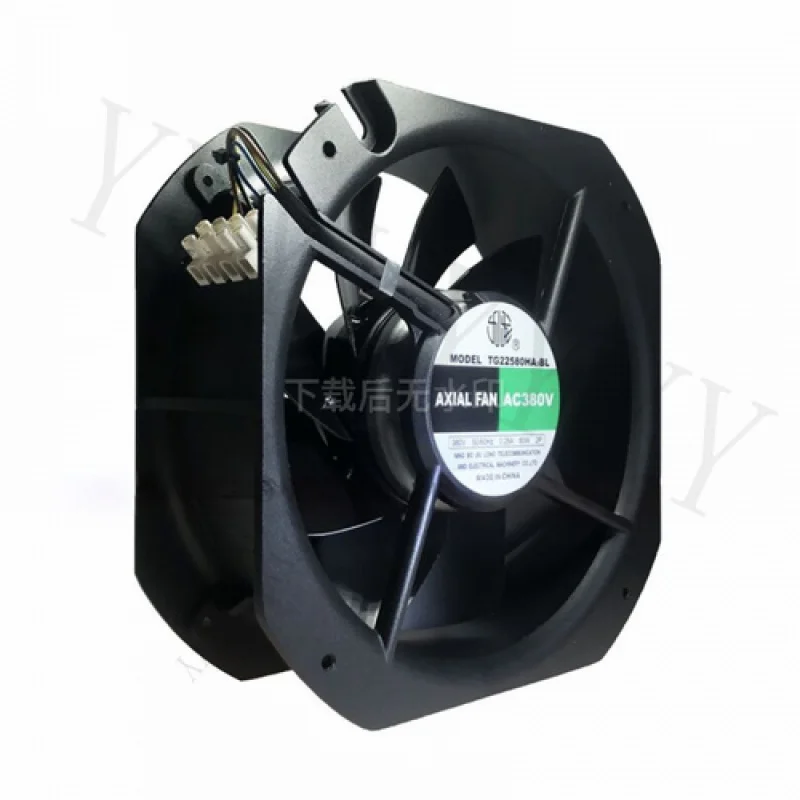 Y+AXIAL FAN TG22580HA3BL 22580 AC380V 50/60Hz  Metal Cooling Fan