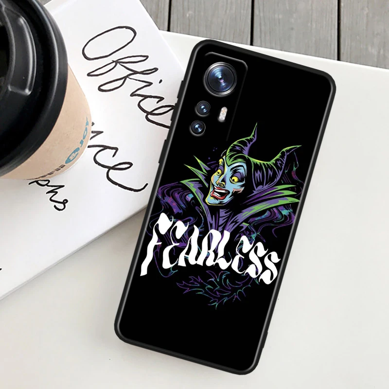 Disney Poison Queen For Xiaomi Mi 13 12T 12S 12X 11i 11X 11T Play HyperCharge Lite Ultra Pro Black Soft Phone Case