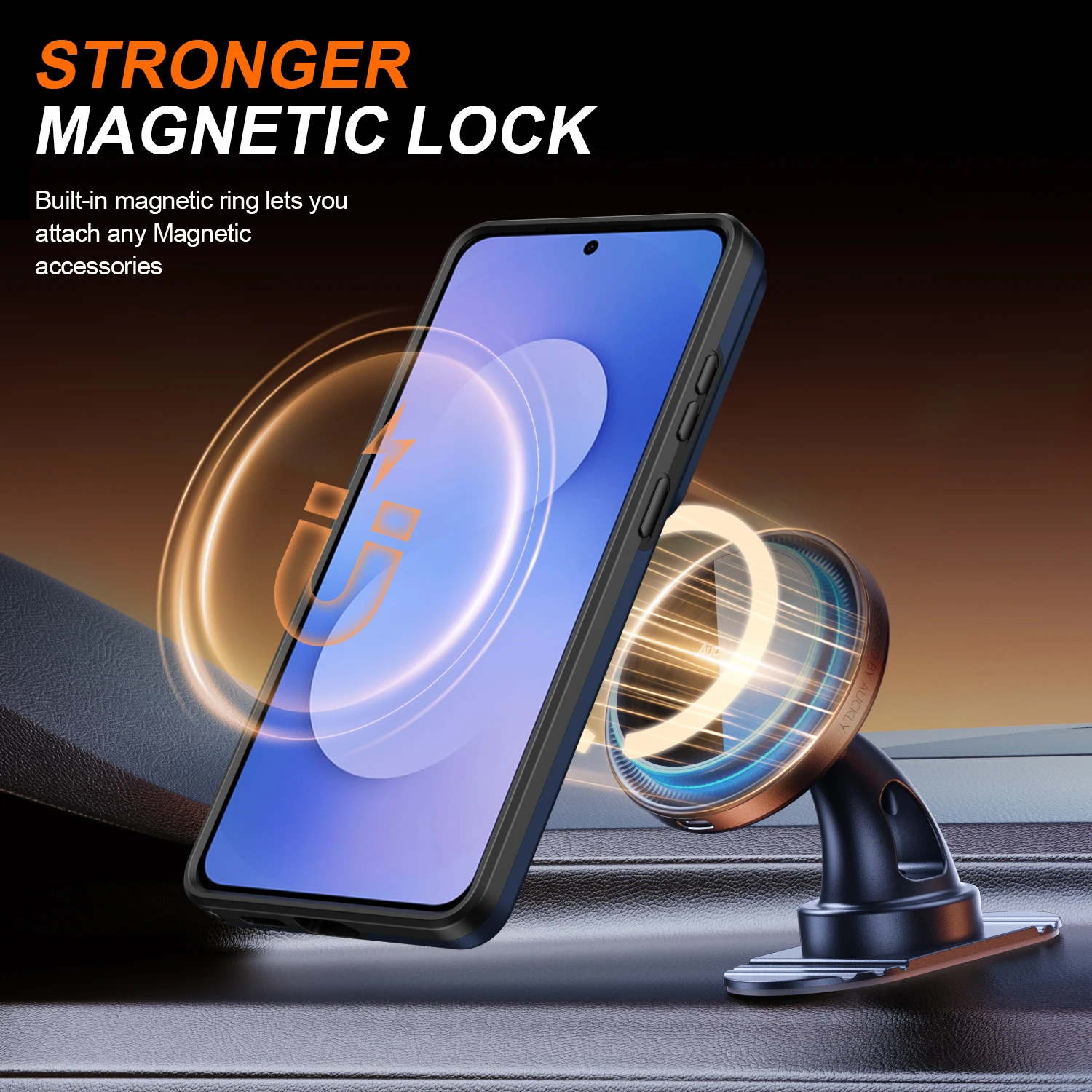 360° Rotate Shockproof Magnetic Stand Phone Case For Samsung S26 S25 S24 S23 Ultra Plus  Magsafe Slide Camera Protection Cover view 6