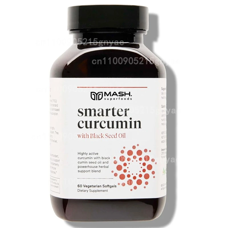 

500mg 95% Curcumin Supplement Capsulescontaining Ginger Root and Black Pepper Extract - for Joint Support