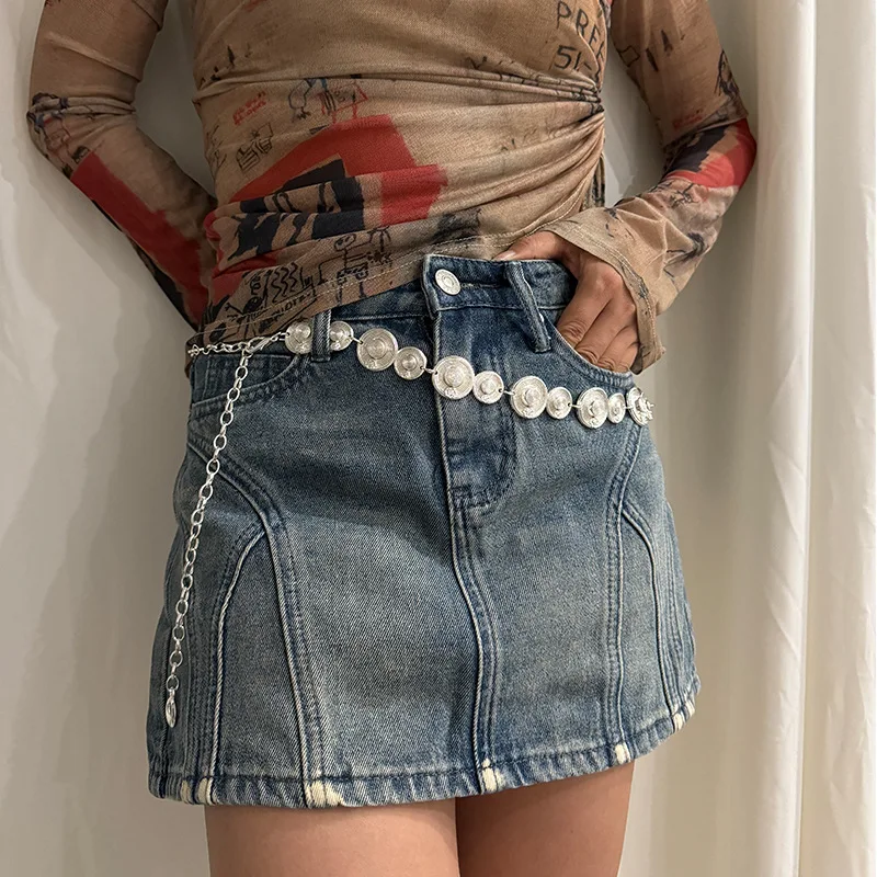 الفيروز الخصر سلسلة المرأة الخصر سلسلة محارة حزام على شكل سلسلة البطن لفستان