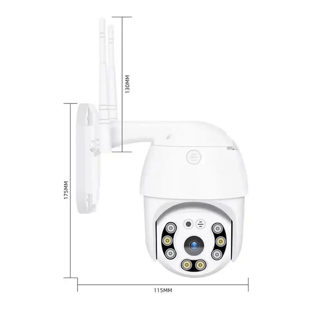 W26 V380Pro Security Camera 1080P 3MP WIFI PTZ Dual Light Surveillance Camera Outdoor Wireless WIFI Smart Net Camera V380