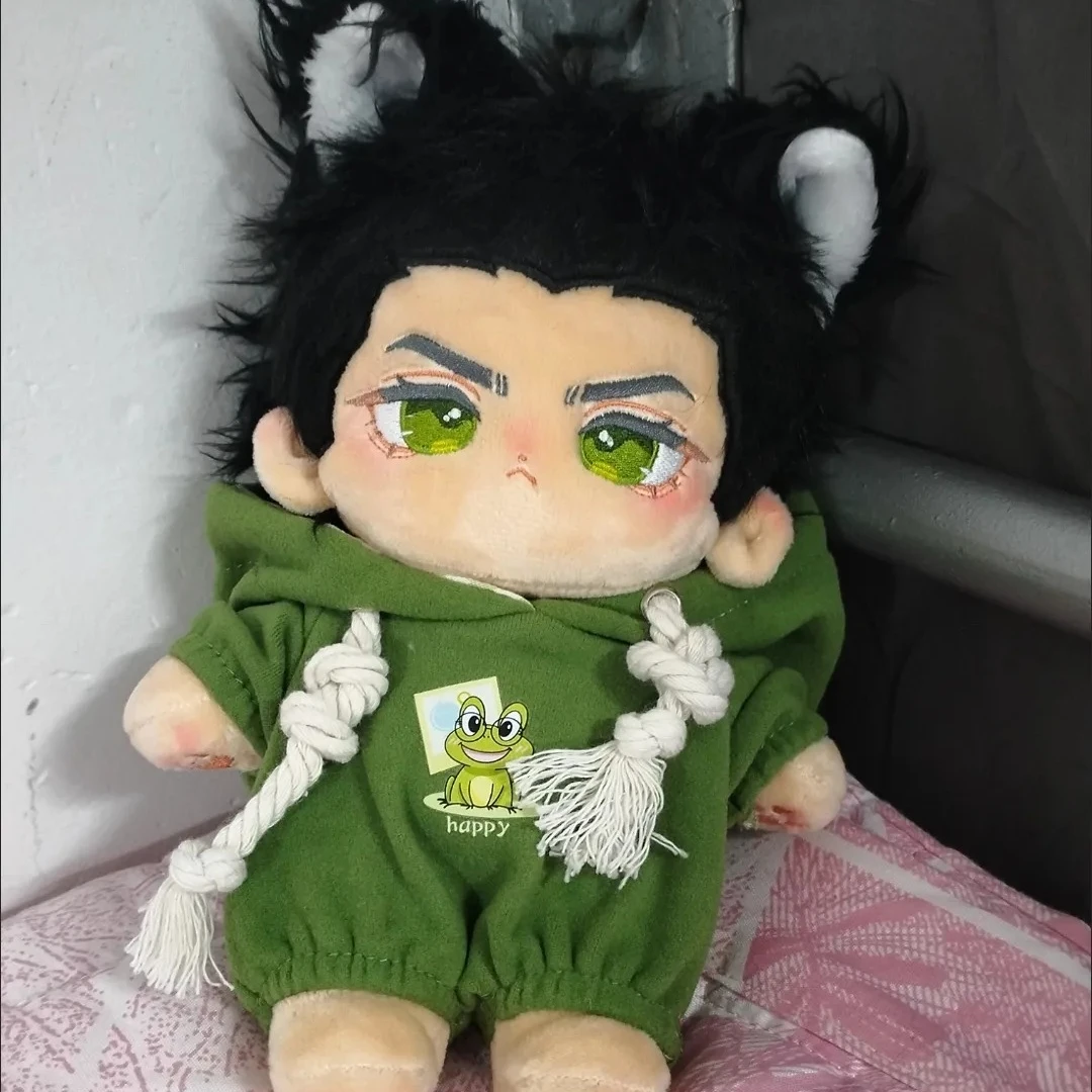 Cartoon Hand Made Figures Cosplay Cotton Doll Stuffed Body Dress Up Clothes Plushies Toys Dolls Fans Gift 20CM