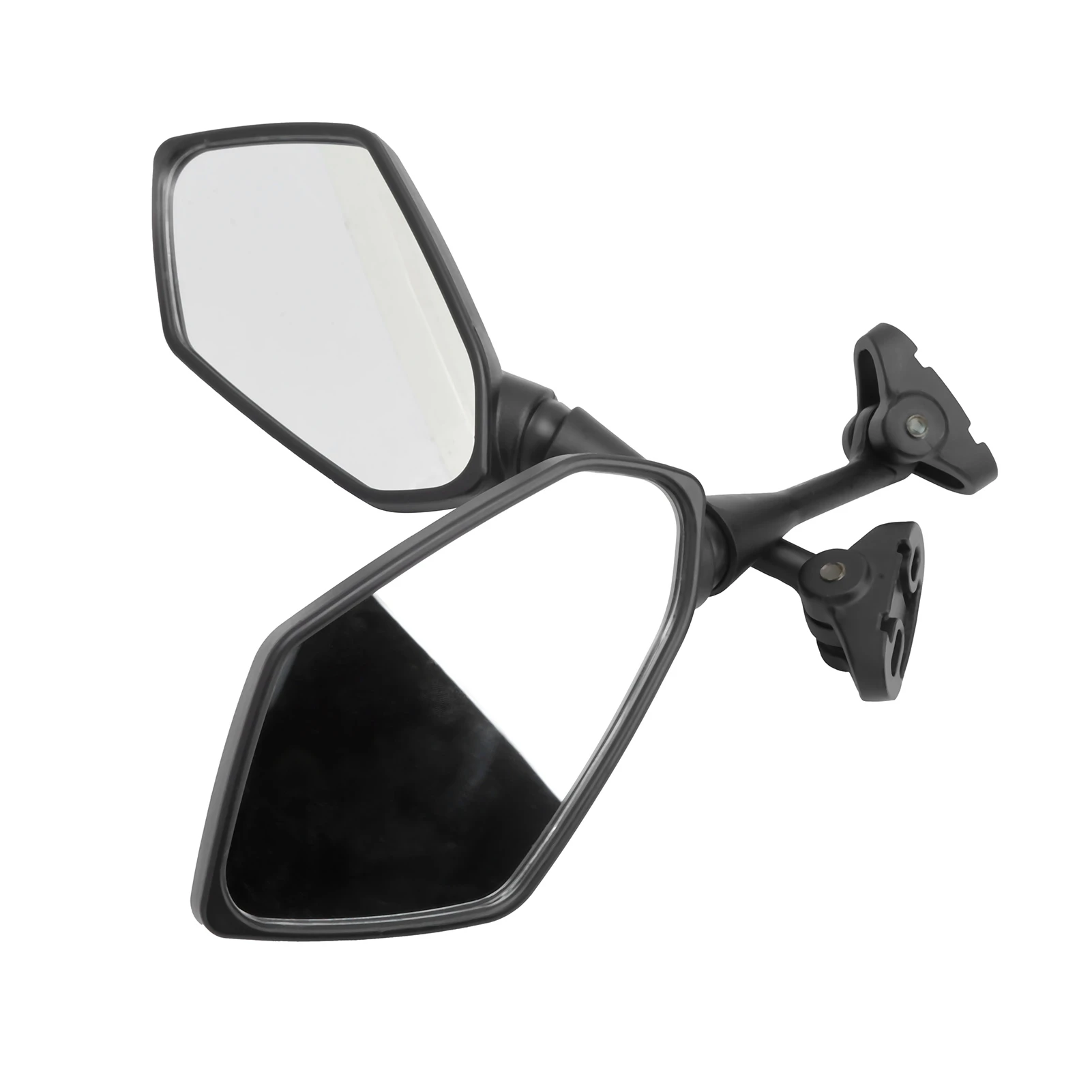 Handlebar Mirrors Motorcycle Rear Mirror Pair Motorcycle Rearview Mirrors Black Visibility Replacement for Honda CBR F4 Racing